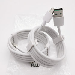 TPE Micro USB do telefone móvel cabo branco 4A super rápido cabo de carregamento