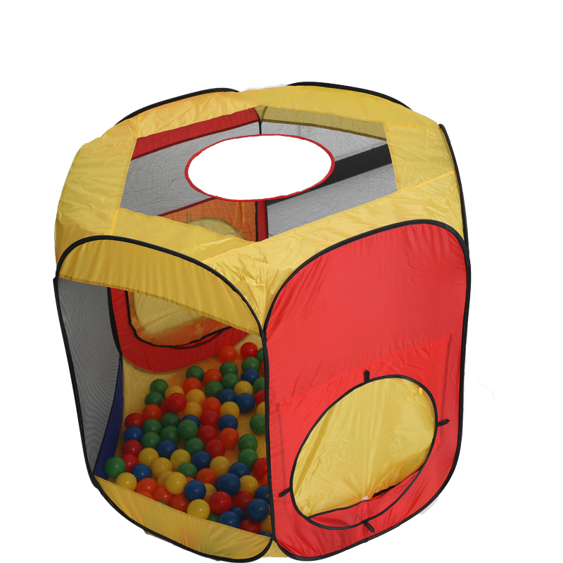 Шестигранная Поворотная Игровая палатка мяч бассейн мяч яма Детские Приключения всплывающая Игровая палатка