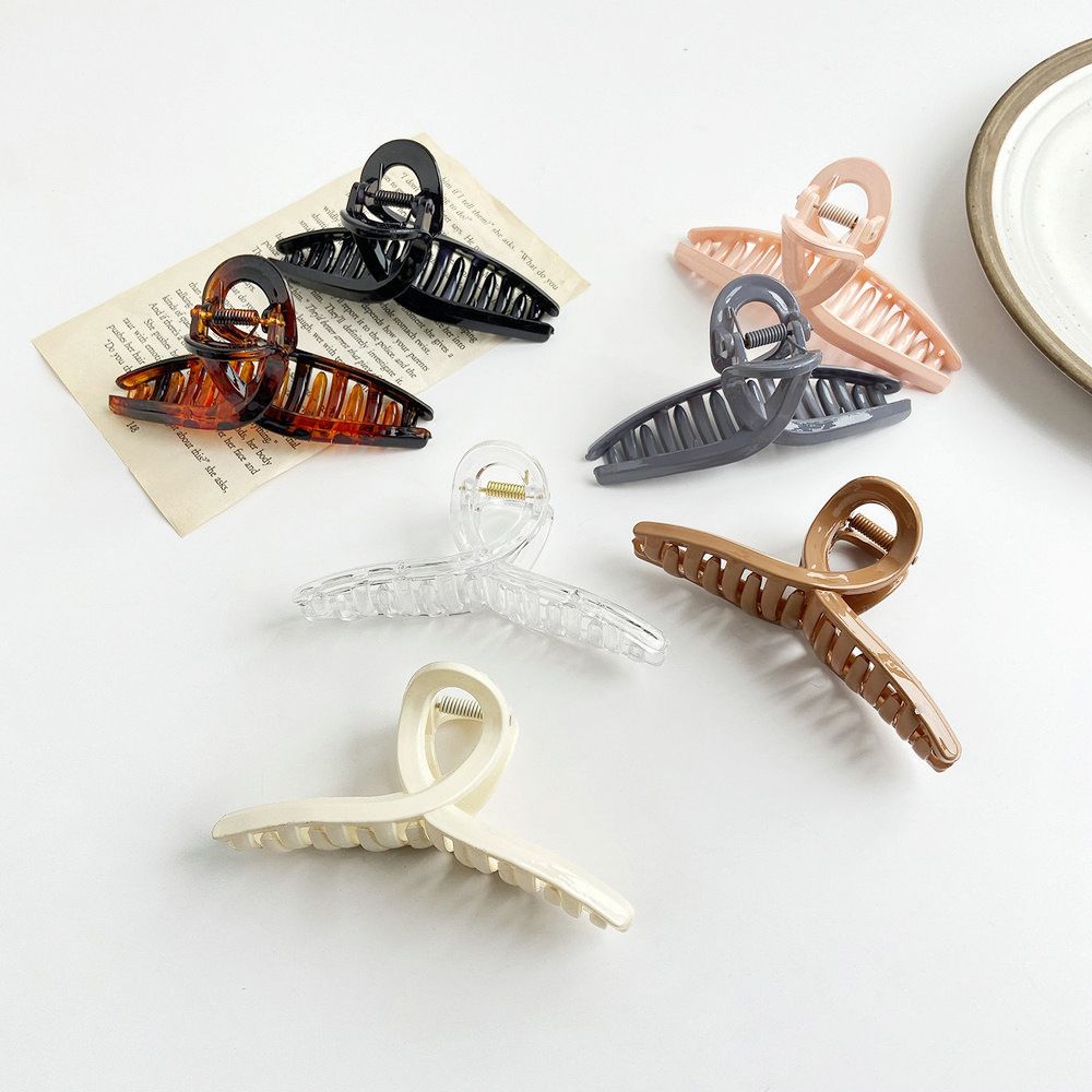 Новый кроссоверный большой зажим креативный простой зажим для конского хвоста женский зажим для акулы