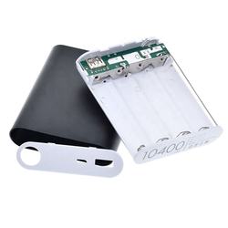 Caso Banco de Potência Kit USB 5V 1A 4X18650 Caixa DIY Carregador de Bateria Para O Telefone Móvel Sem Bateria