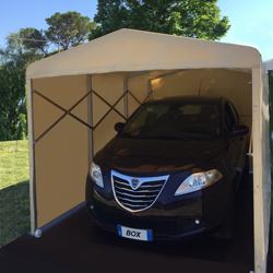 Multi Cover Car Garage Tents Removable Folding Waterproof Sun proof Windproof Steel and PVC 100% Made in Italy