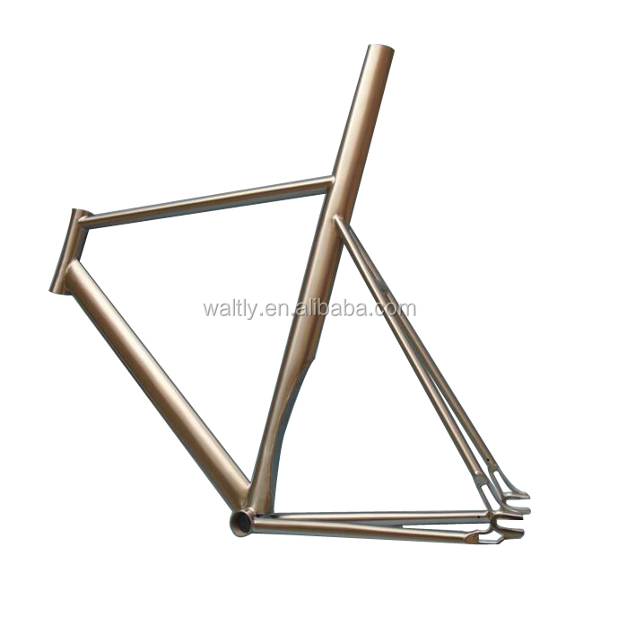 Titanium Track Bicycle Frame - Fixed Gear 700C, Lightweight