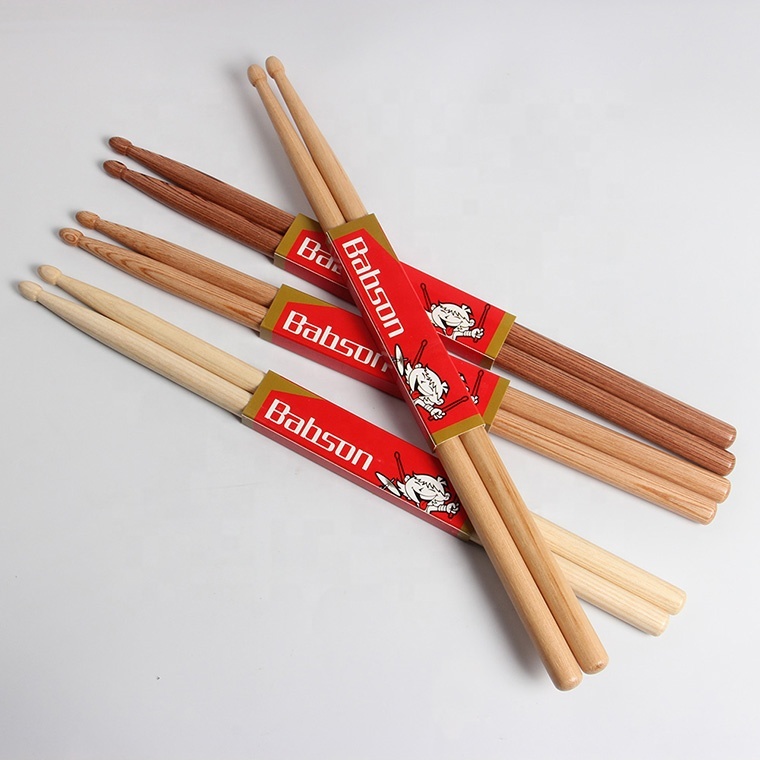 Instrumento de percusion Американский hickory high-end 5A ясень барабанная палочка с логотипом