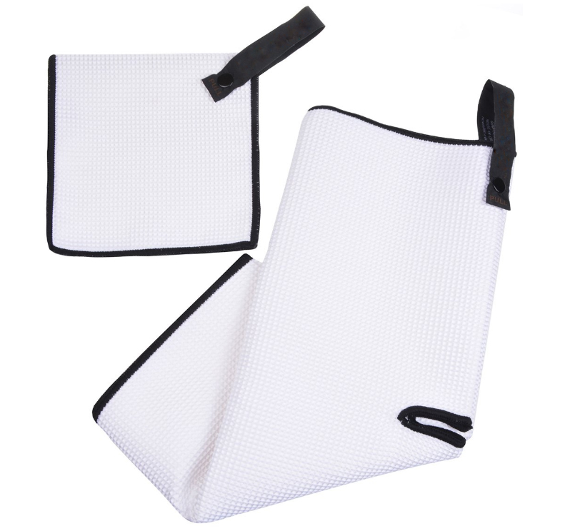 custom woven pattern embroidered transfer print golf towel for golf waffle super absorbent sublimation