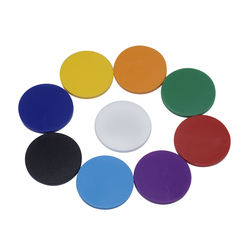 Wholesale 2.3CM New Casino Game Blank Poker chips Token Available in Multiple Colors