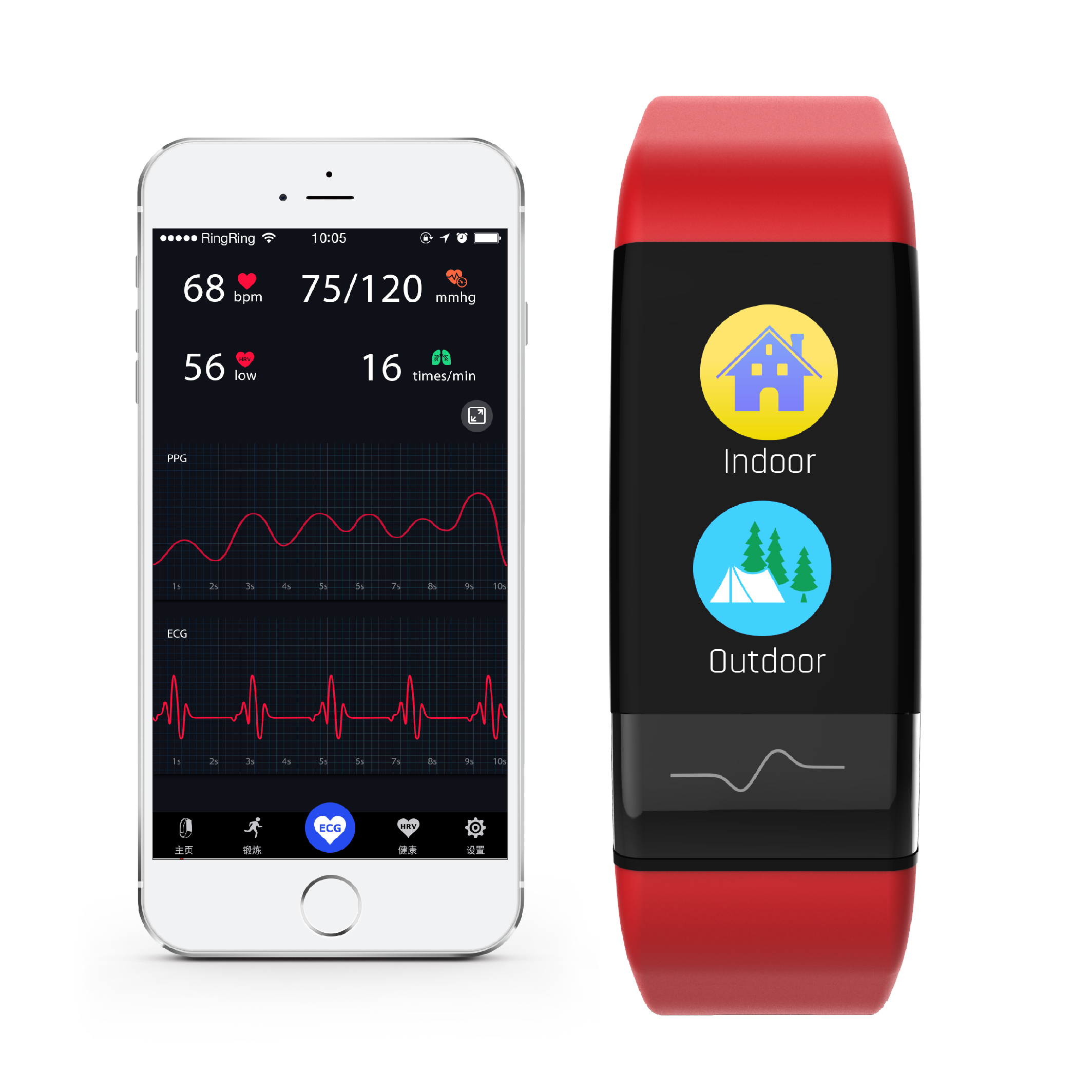 Фитнес-трекер смарт-браслет, трекер активности часы с пульсом