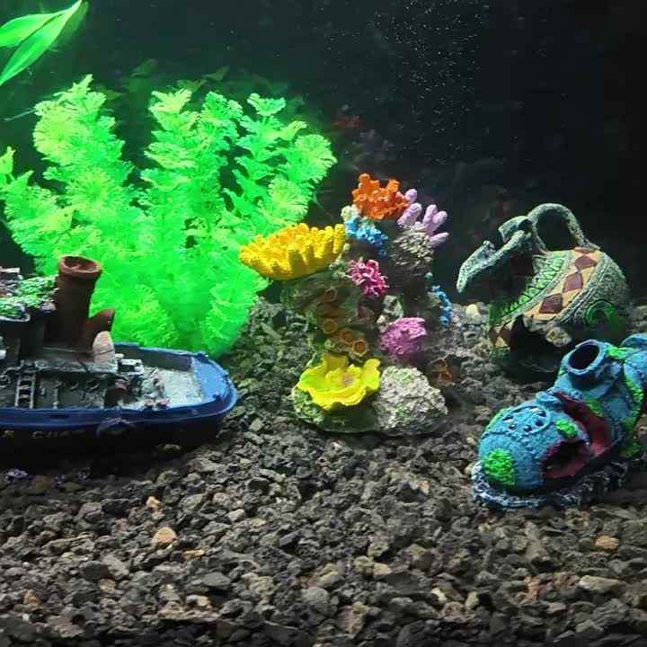 Aquarium Titanic Shipwreck Decorations Fish Tank Sunken Ship Ornament  Aquarium Environment Friendly Decorations