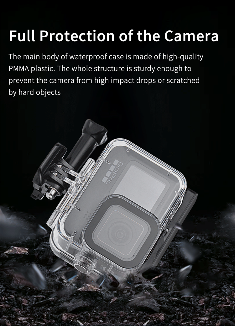 KingMa In Stock New 50M GoPros 9 Waterproof Case for GoPro Hero 9 Black Accessories