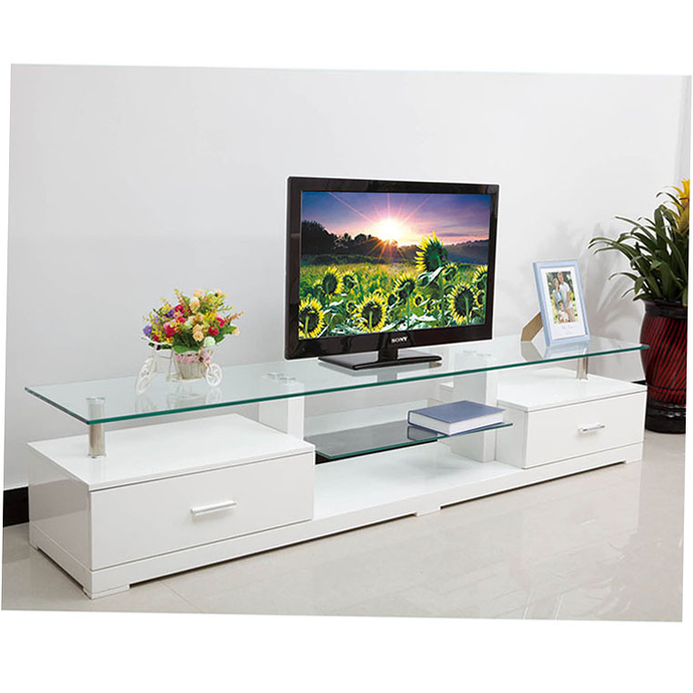 Rechercher les fabricants des Meuble Tv Moderne Vitrine Chine Extension de vente de mobilier blanc chaud MDF Table à