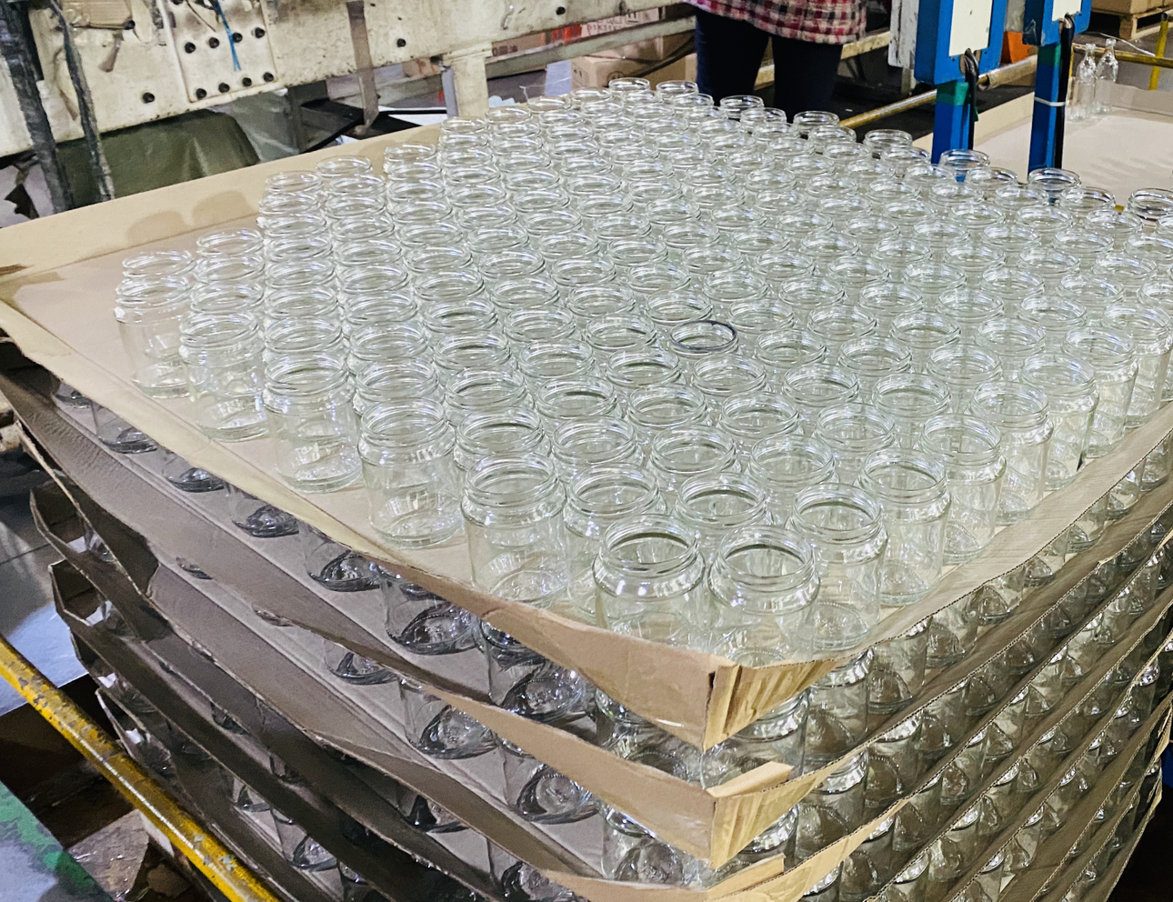 透明玻璃食品玻璃瓶罐头罐子果酱果冻气密密封金属盖