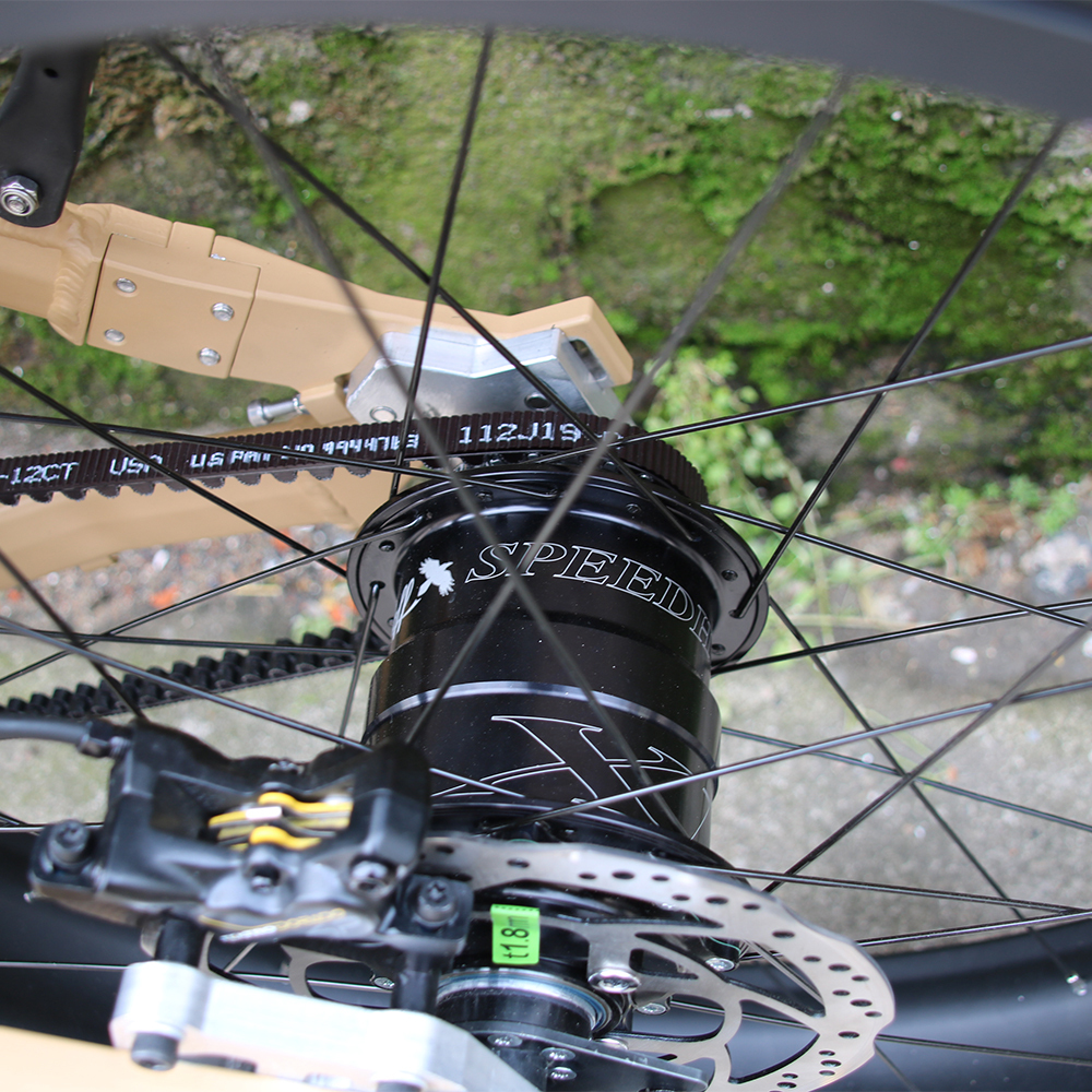 Мотор Rohloff Bafang G510, 14 скоростей, две батареи, электрический велосипед с толстыми шинами
