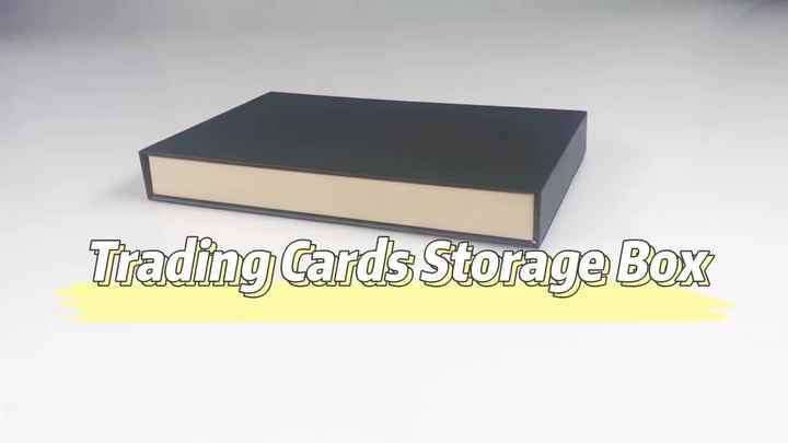 yugioh card storage Scimi Magnetic Leather Trading Card Storage Box main image 1