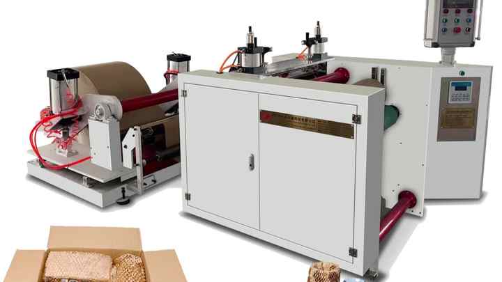 Kraft Honeycomb Paper Forming Rewinding Machine Mesh Paper Making ...