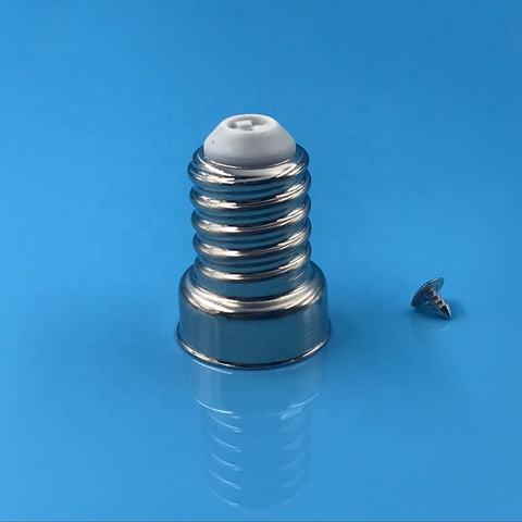 顶级品质e14 螺旋焊缝免费灯座金属铁灯座e14 复古爱迪生灯泡灯座