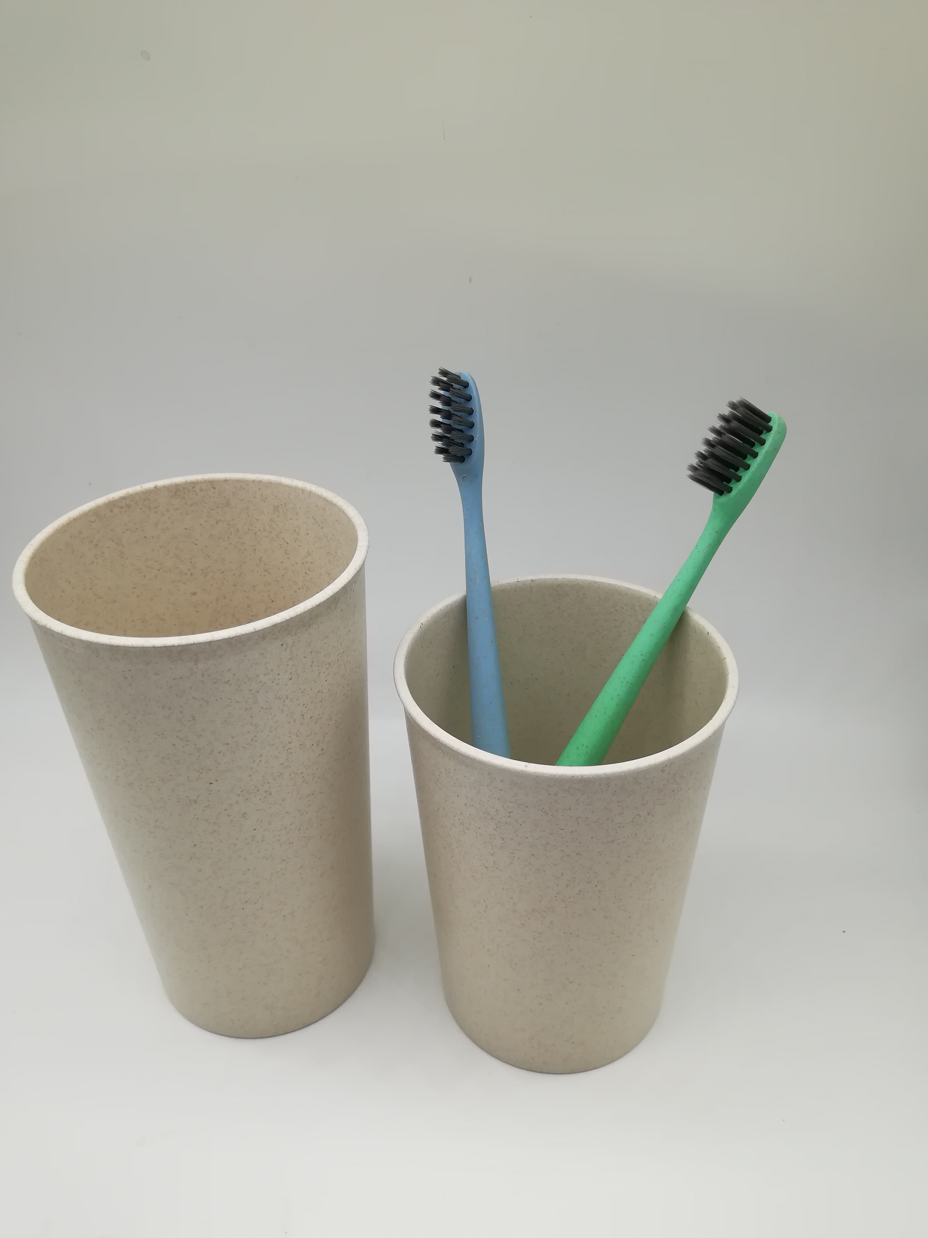 Degradable accept logo printing plastic tooth cup for gifts and promotion