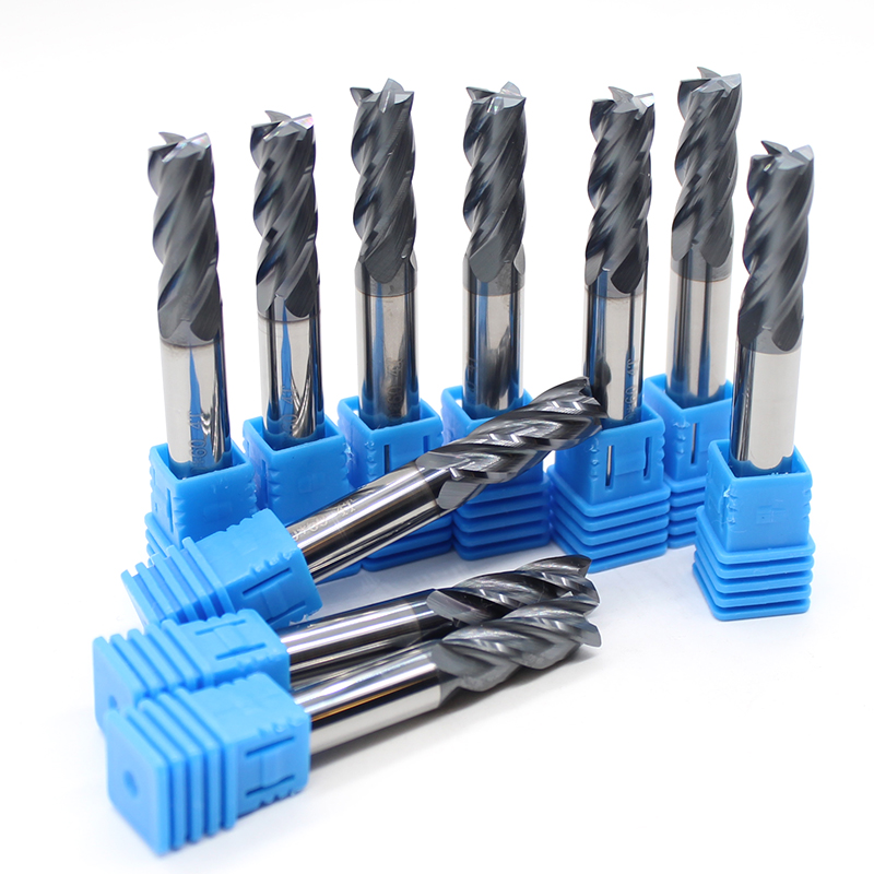 Carbide End Mill 3//8 In Cut 3//4 In 4 FLT