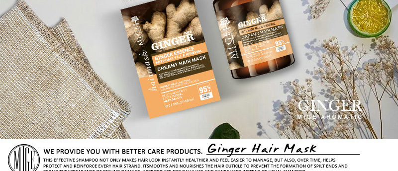 MIGE Hair Care, Ginger Hair Mask, Anti-Hair Fall & Renewal, K33