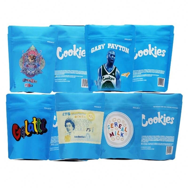 Cookies SF 1/8th Bags 3.5 Mylar SmellProof Ziplock NEW Og SF Gary