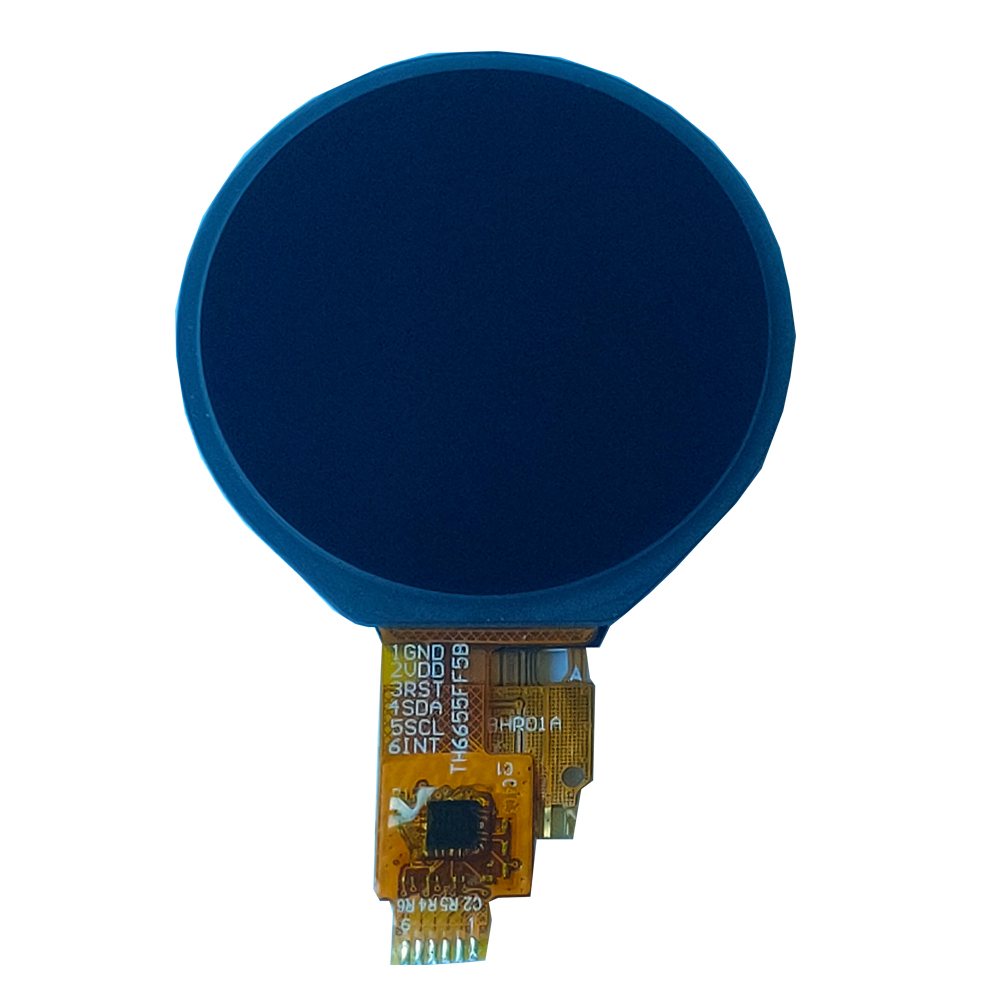 1英寸圆形tft显示屏480x480 st7701s tft lcd全彩触摸屏,适用于wiseb