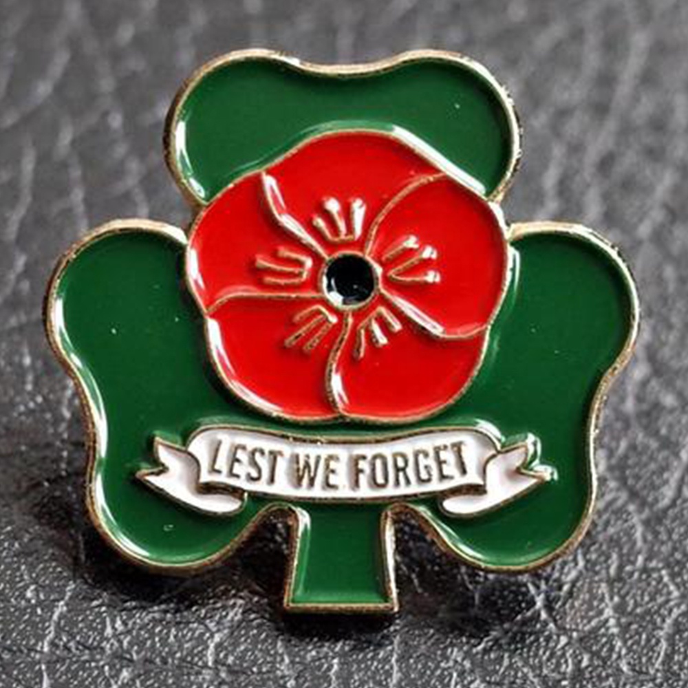 WW1 Comrades of the Great War Red Poppy LEST WE FORGET 2019 UK Veteran pin badge