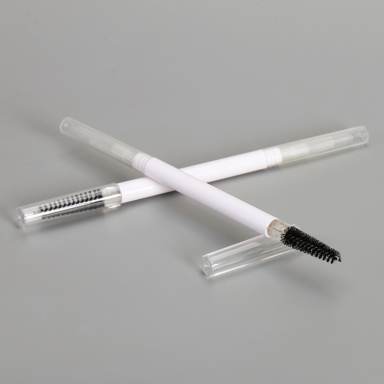 Empty Eyebrow Pencil Packaging With Brush Transparent Twist-up Replaceable Automatic Empty Eyebrow Pencil Packaging With Brush