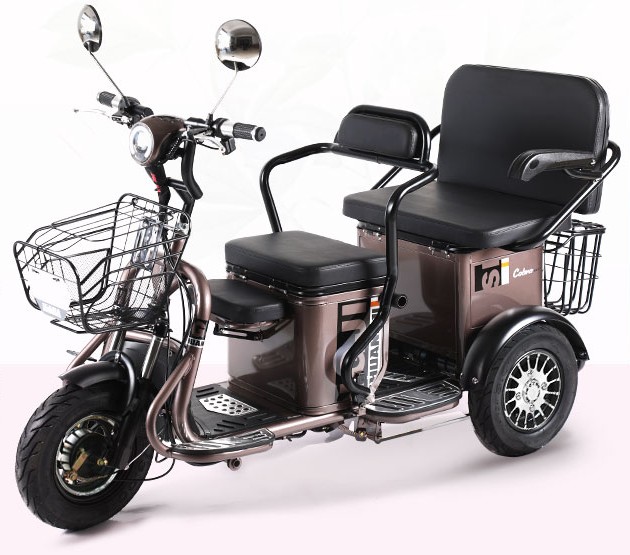 Оптовая цена 600 Вт свинцово-кислотный электрических трехколесных велосипедов три сиденья 3 колеса электрический транспорт для взрослых использования