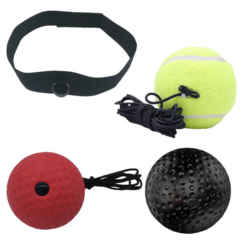 Роскошный Регулируемый тренировочный повязка на голову с логотипом на заказ оптовая продажа волшебный боксерский скоростной мяч для тренировок