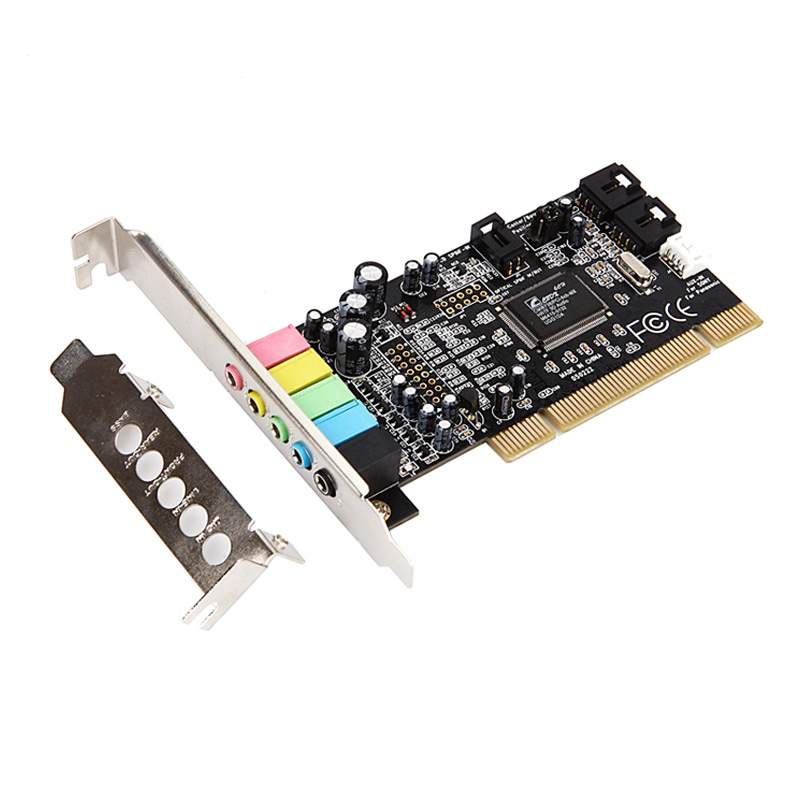 Звуковая карта 5,1 каналов PCI, звуковая цифровая звуковая карта для настольного компьютера Pci, звуковая карта с чипсетом CMI8738