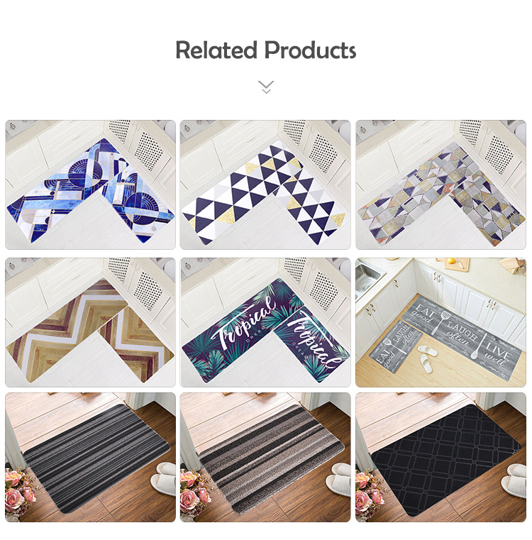 Shinnwa pv velvet  bronzing non-slip bath mat set of 2