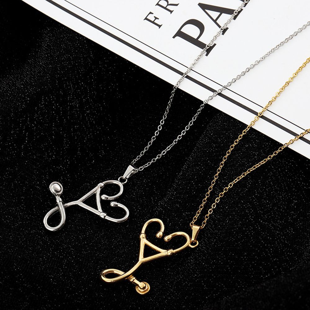 Модное креативное ожерелье из титановой стали в европейском и американском стиле медсестры