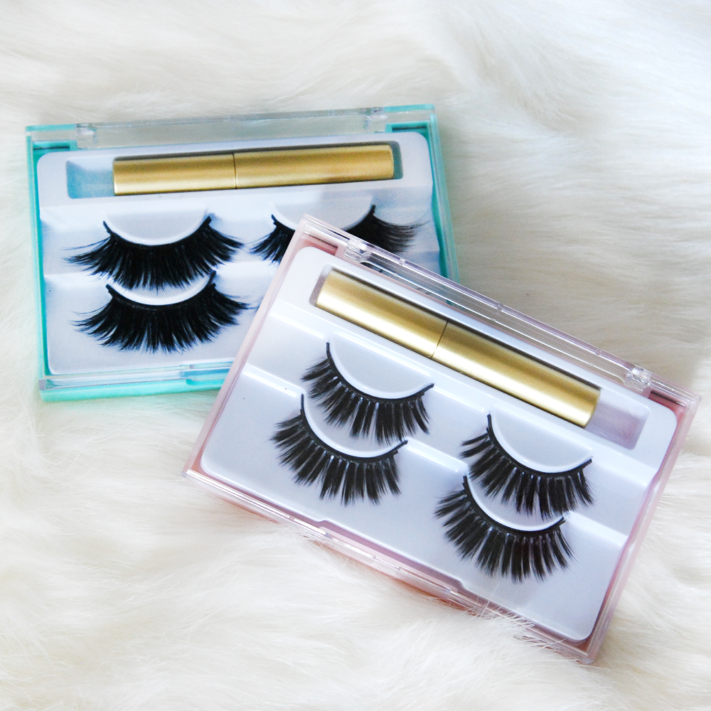 Новинка 2019, горячий стиль, искусственная норка, лучшее качество, магнитная подводка для глаз, ресницы