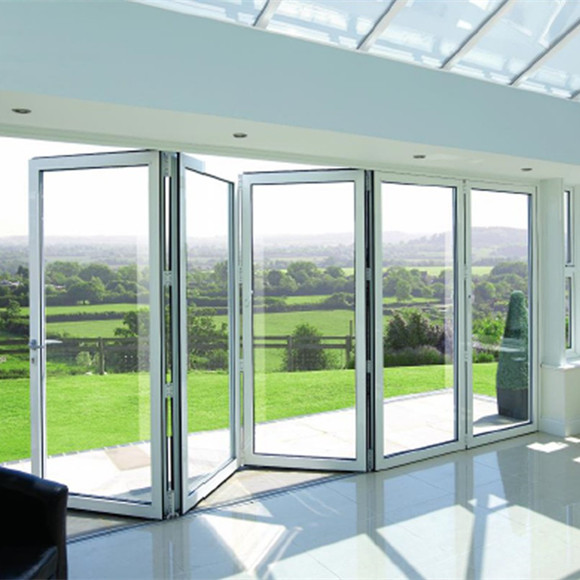 Nouvelle-Zélande & ÉTATS-UNIS insonorisée de style véranda portes pliantes, durableglazed portes pliantes