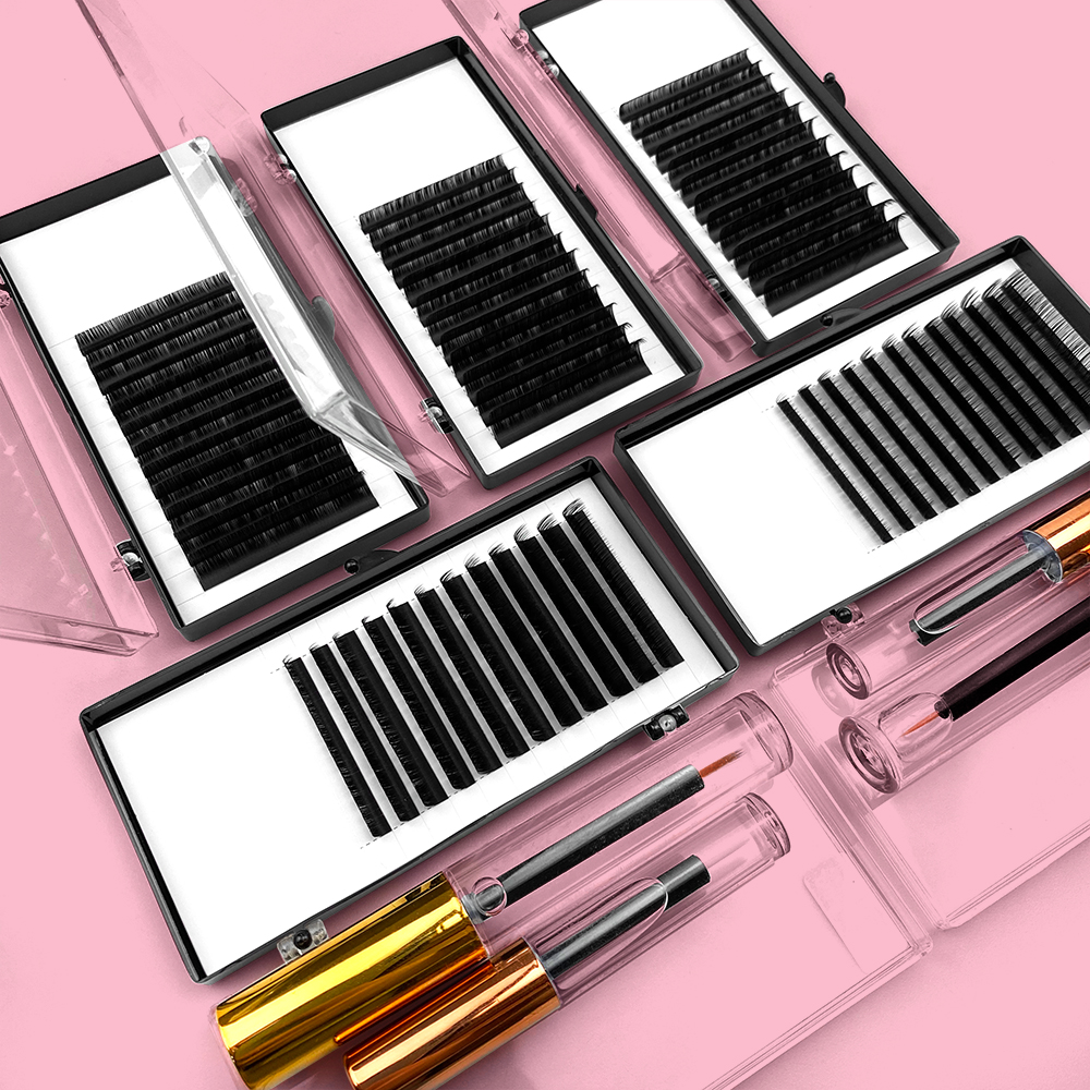 Abonnie метка частного назначения Лас-удлинитель профессиональный поставщик 25 мм кашемир матовый шелк пучковые ресницы для наращивания ресниц лотки