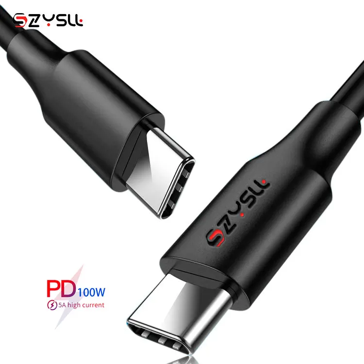 Кабель для быстрой зарядки Macbook, 100 Вт, PD 5a, Type c