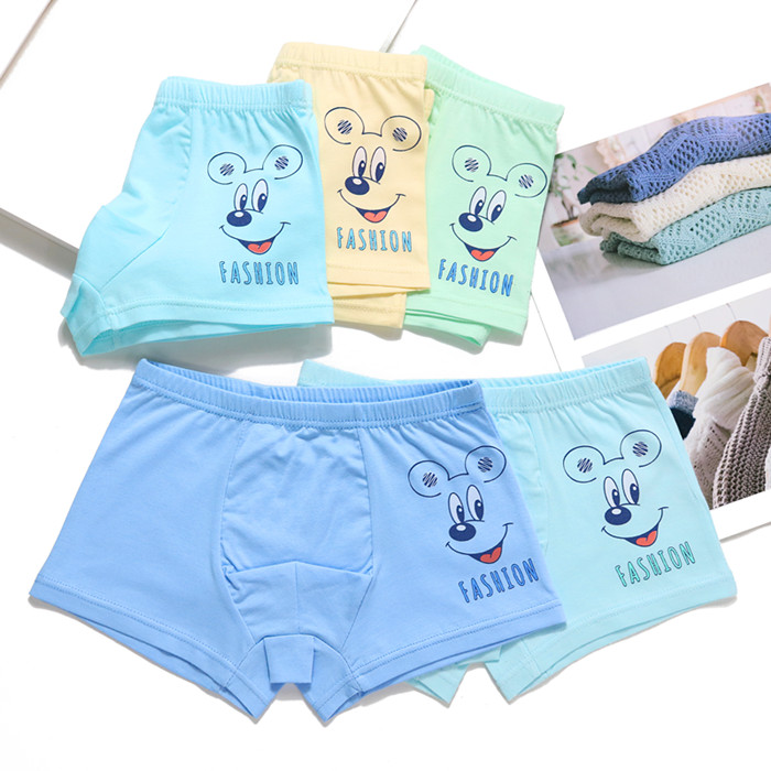 Горячая Распродажа От 2 до 10 лет, для маленьких мальчиков, шорты, нижнее белье для девочек милые печать хлопковое нижнее белье, для детей от двух до шести лет модный детский для мальчиков