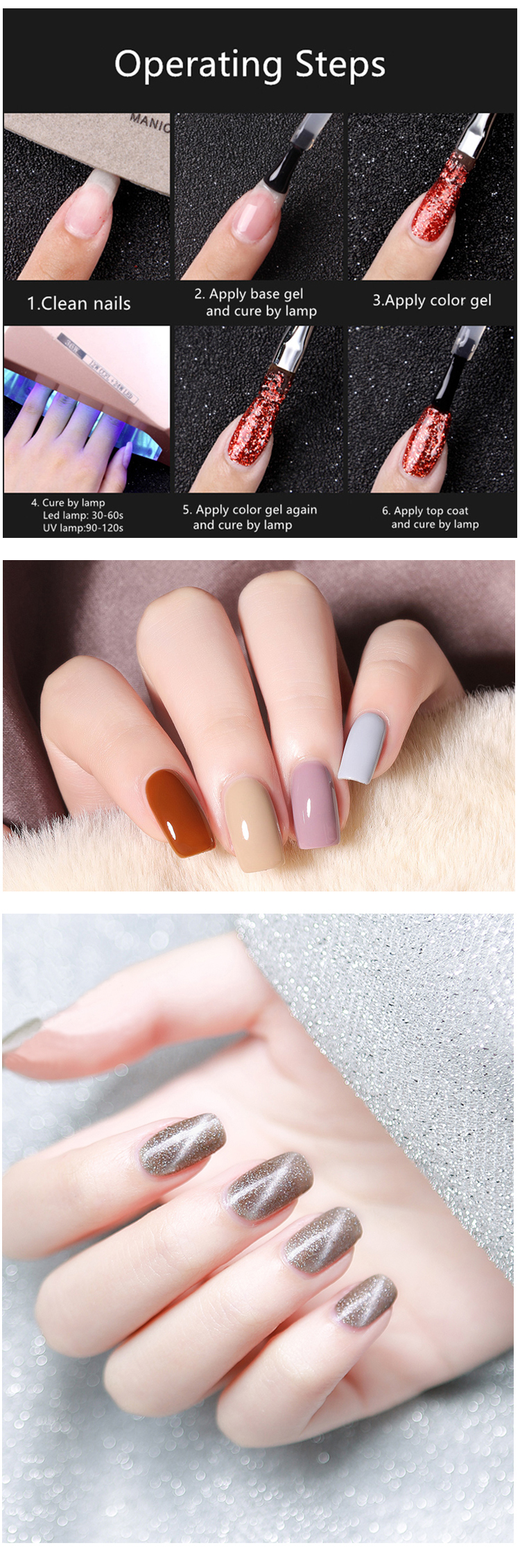 Wholesale nail art uv gel polish private label gel nail polish for your logo