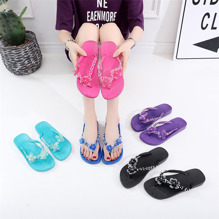 Women Flip Flops Non-slip Outdoor Indoor Summer Sandals Slippers Ladies Falt Shoes