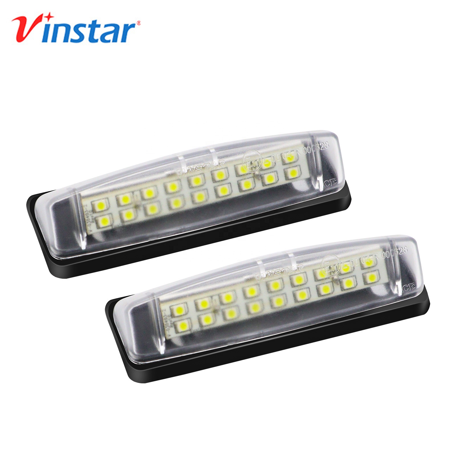 Vinstar OEM Замена безошибочный прозрачный объектив СВЕТОДИОДНЫЙ номерной знак автомобиля лампа для Lexus IS200 300 LS460 GS 300 430 400