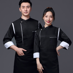 Wholesale chef clothes with pocket chef cook uniform chef mujer uniforme