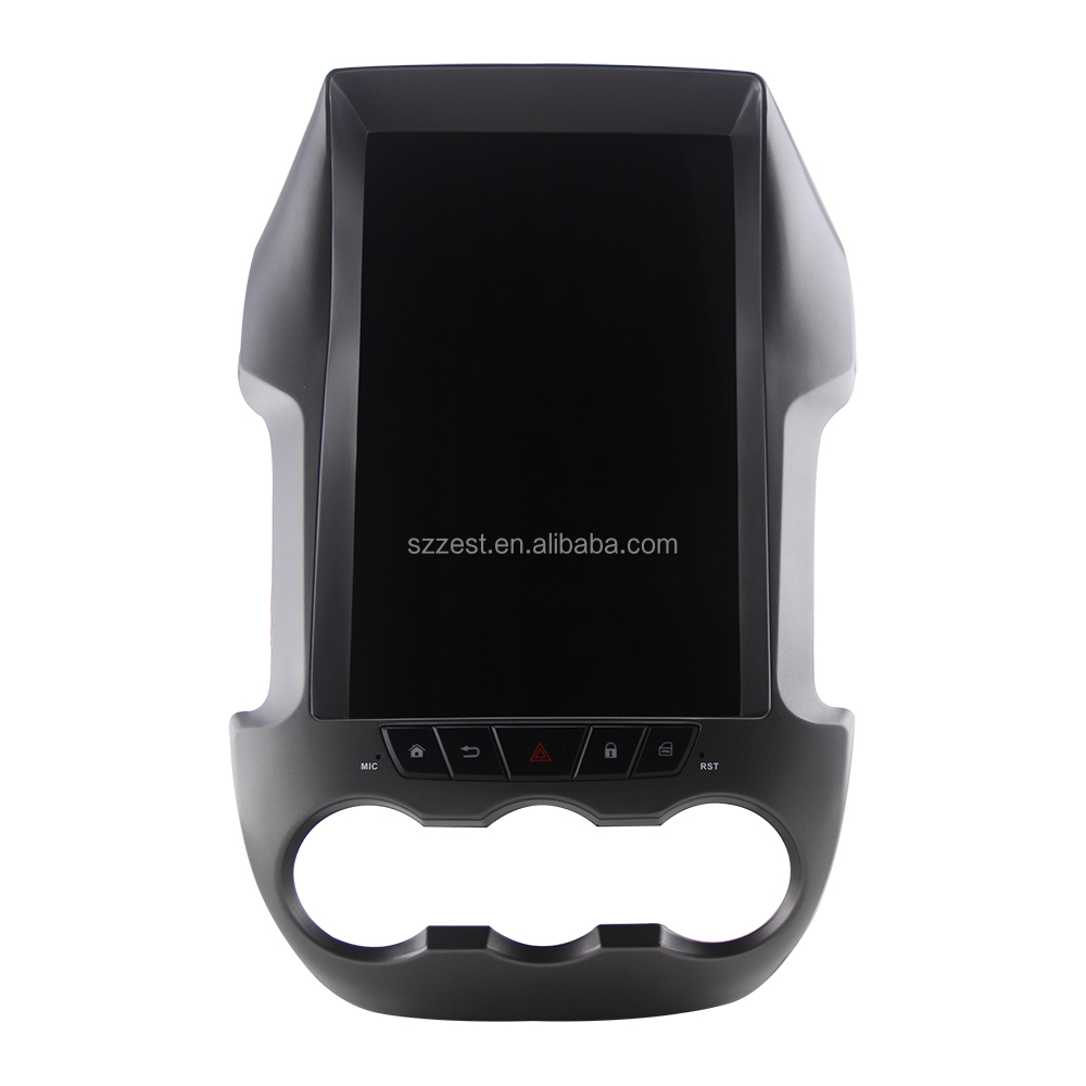 12.1 inch vertical screen Android 7.1 Car DVD  Player For Ford Ranger 2011 2012 2013 2014 2015 Tesla style