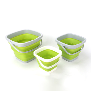 Hot Sale Household cleaning bucket Silicone Water Folding Bucket Collapsible Bucket