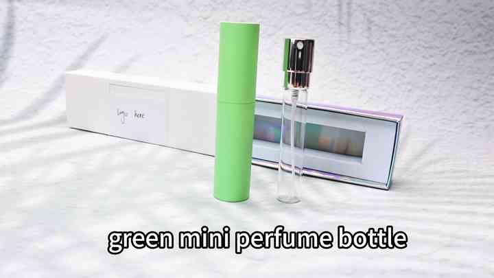 10 ml ABS Plastic Storage Tube Green Perfume Spray Bottle Good