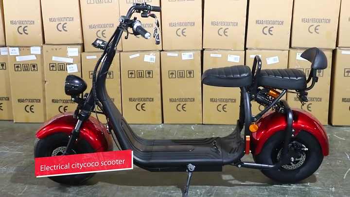 2026 Adult Electric Citycoco Two-wheel Scooter 60V 20AH Lithium 8" Big ...