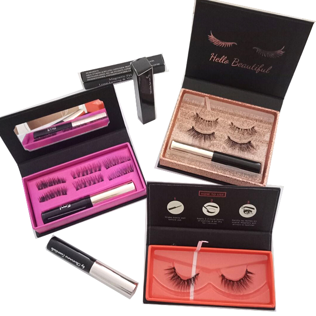 Заводская цена, 3D шелковые ресницы, фирменная торговая марка, подводка для глаз, накладные ресницы, магнитные ресницы