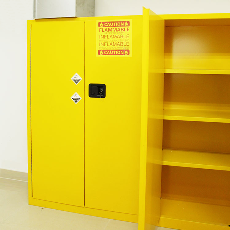 341L Fire Safety Cabinet Metal Flammable Liquid Cabinet Fireproof Safety Cabinet