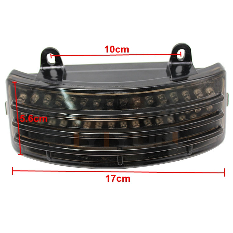 Motorcycle rear Tri-Bar Fender red LED Tail Brake turn signal Lights For harlry Street Glide FLHX FLTRX Touring