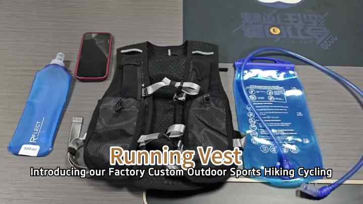 Running Vest,Lightweight Adjustable Chest Pack With Pistol Holster - View #9