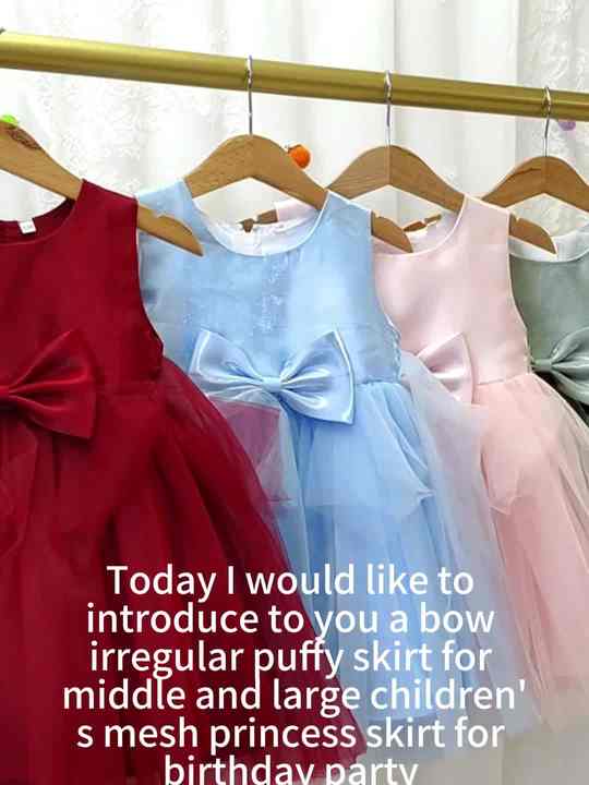 FSMKTZ Baby Frock Tutu Gown Dress Sweet Girls Party Wear