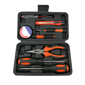 Mini Tool Box Set with Pewter Emblem 20 piece Compact Tool Box WorkshopGlovebox Mens Gift Idea Vehicle farming Transport
