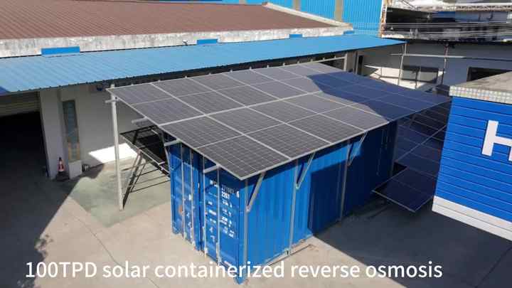 Solar Seawater Desalination Ro System Reverse Osmosis System Unit ...